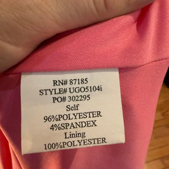 Vintage Y2K 90s Ruby Rox Strapless Bubble Dress M Made USA Hot Pink Satin Party - Picture 7 of 9